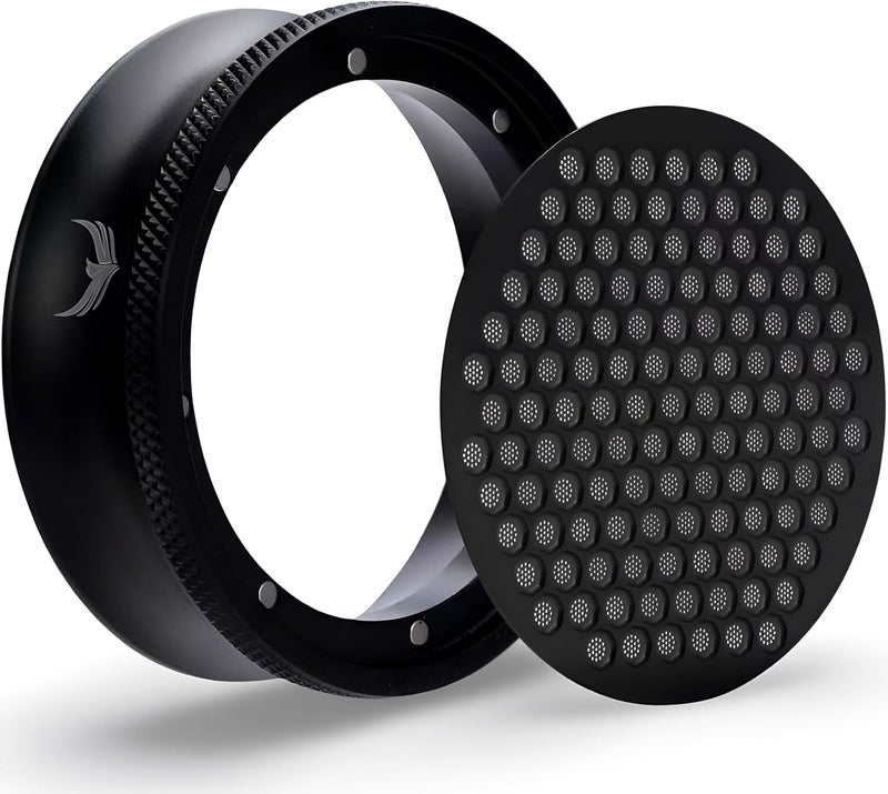 KNODOS 58mm Magnetic Espresso Portafilter Dosing Funnel and Puck Screen Set Coffee Dosing Ring And Filter Compatible with 58mm Portafilter Basket Premium Espresso Machine Accessories - Image 1